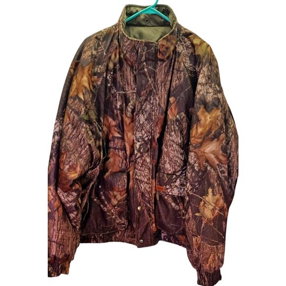 Woolrich Men's 3XL Mossy Oak Break Up Camo Insulated Hunting Jacket Reversible - Picture 4 of 11